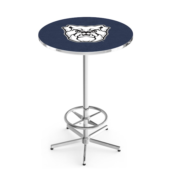 42" Chrome Butler University Pub Table